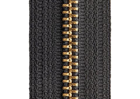 Brass metal zipper chain product photo
